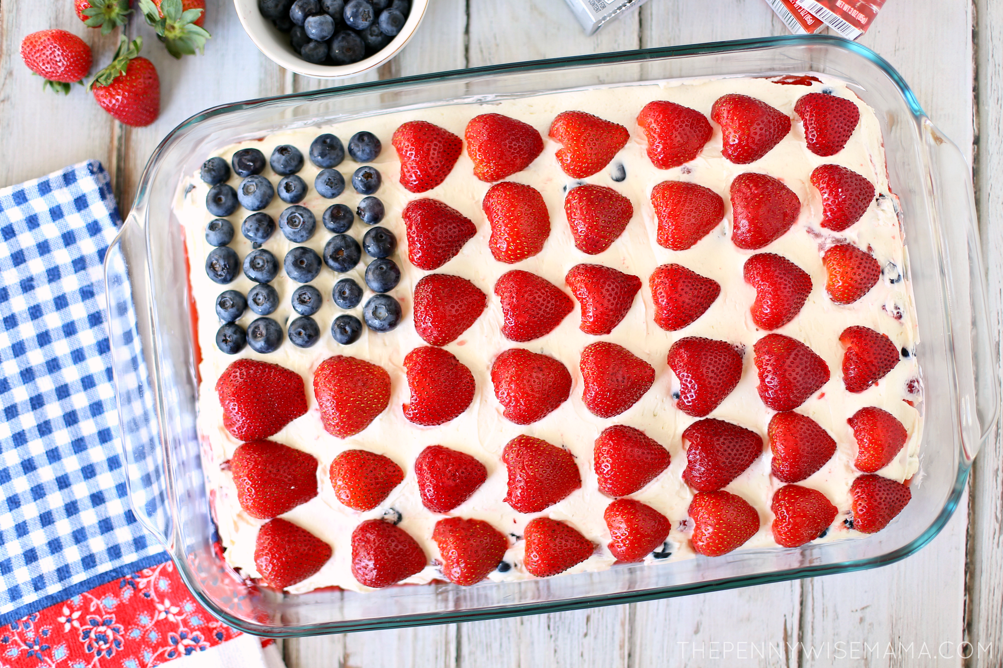 Wave Your Flag Cheesecake