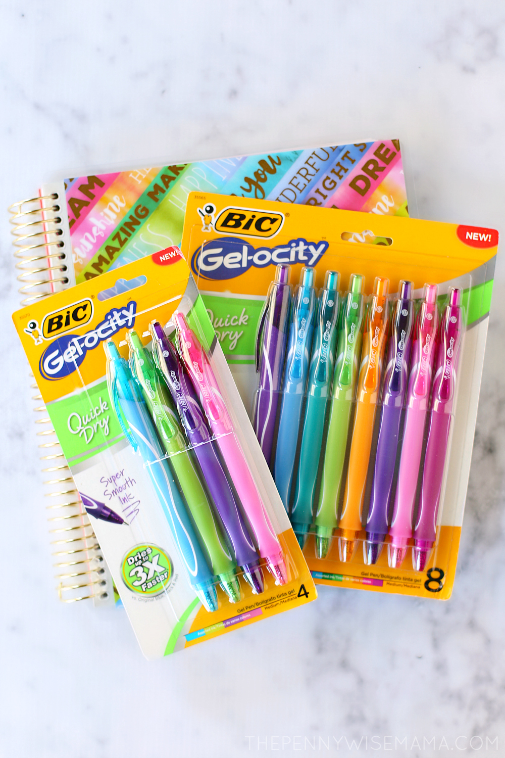 BIC Gel-ocity Quick Dry Gel Pens