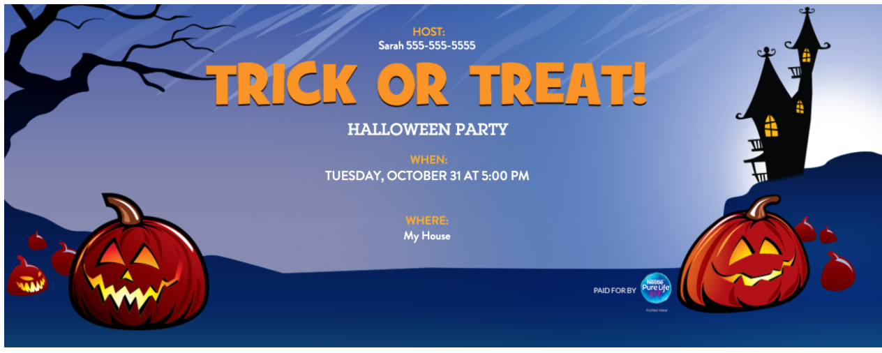 Free Halloween Invitations