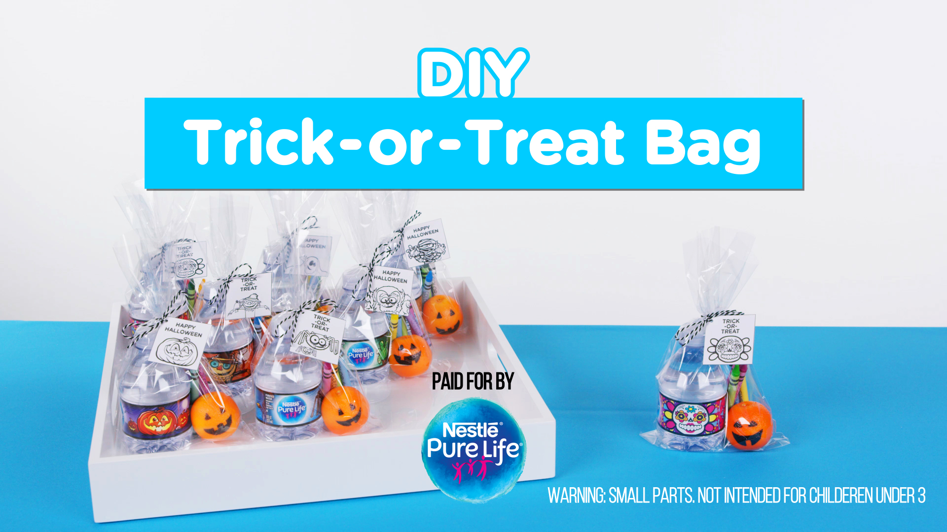 Healthy DIY Trick-or-Treat Bags