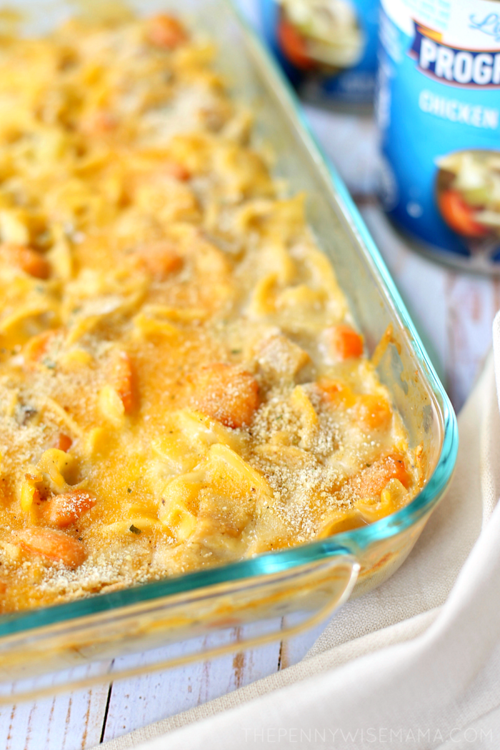 Cheesy Chicken Noodle Casserole – The PennyWiseMama