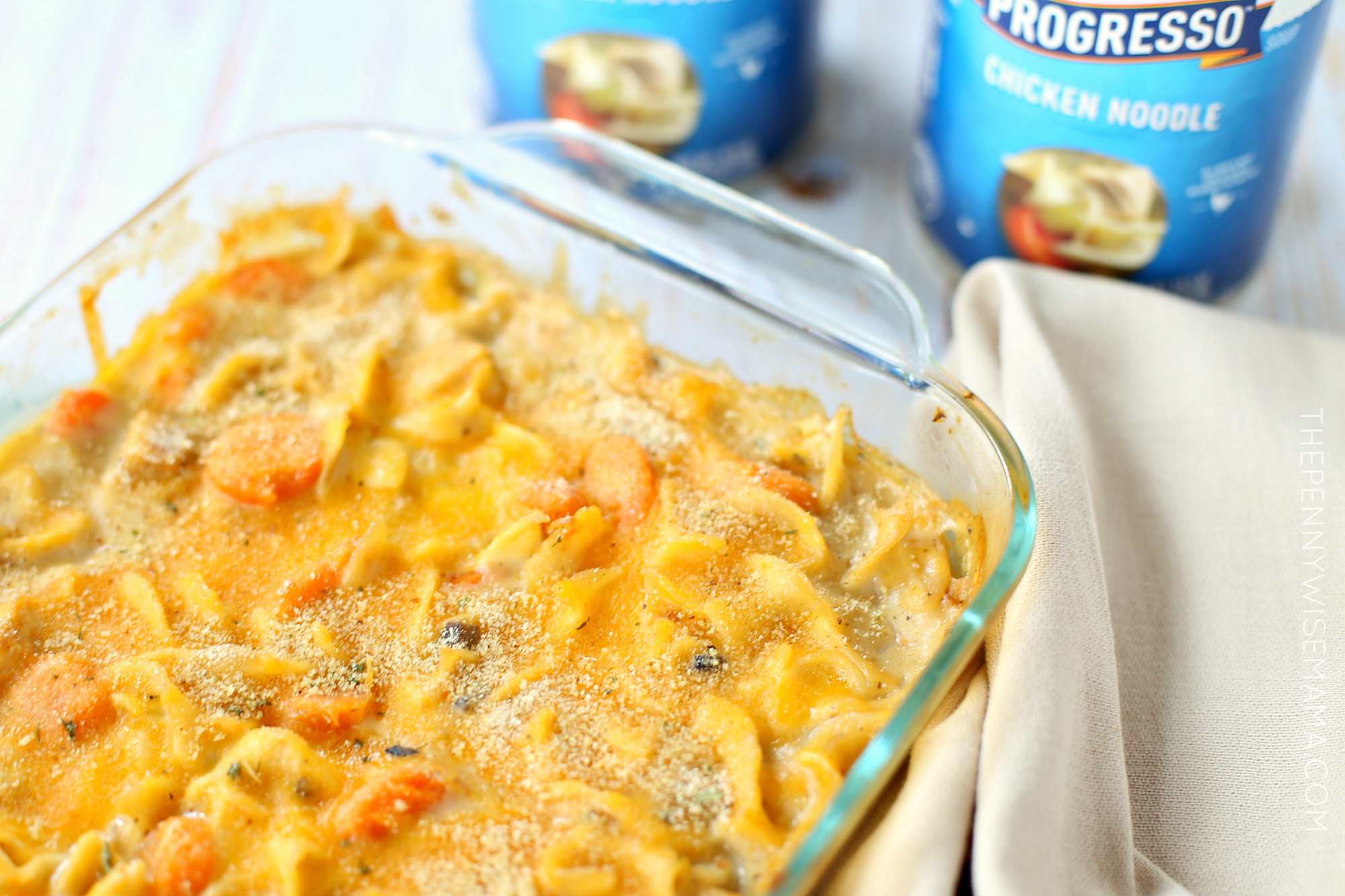 Cheesy Chicken and Noodle Casserole