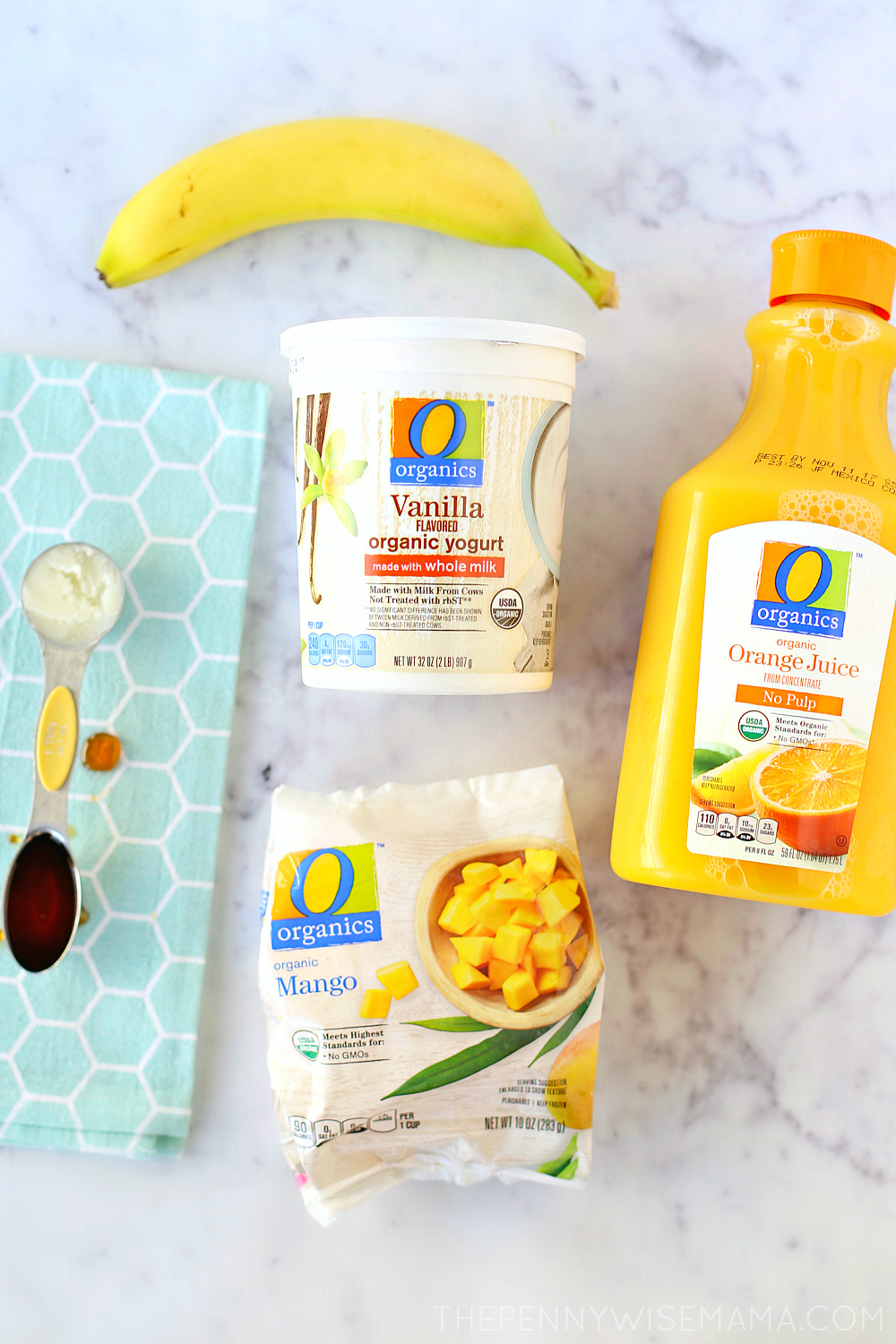 Mango Orange Banana Smoothie Recipe