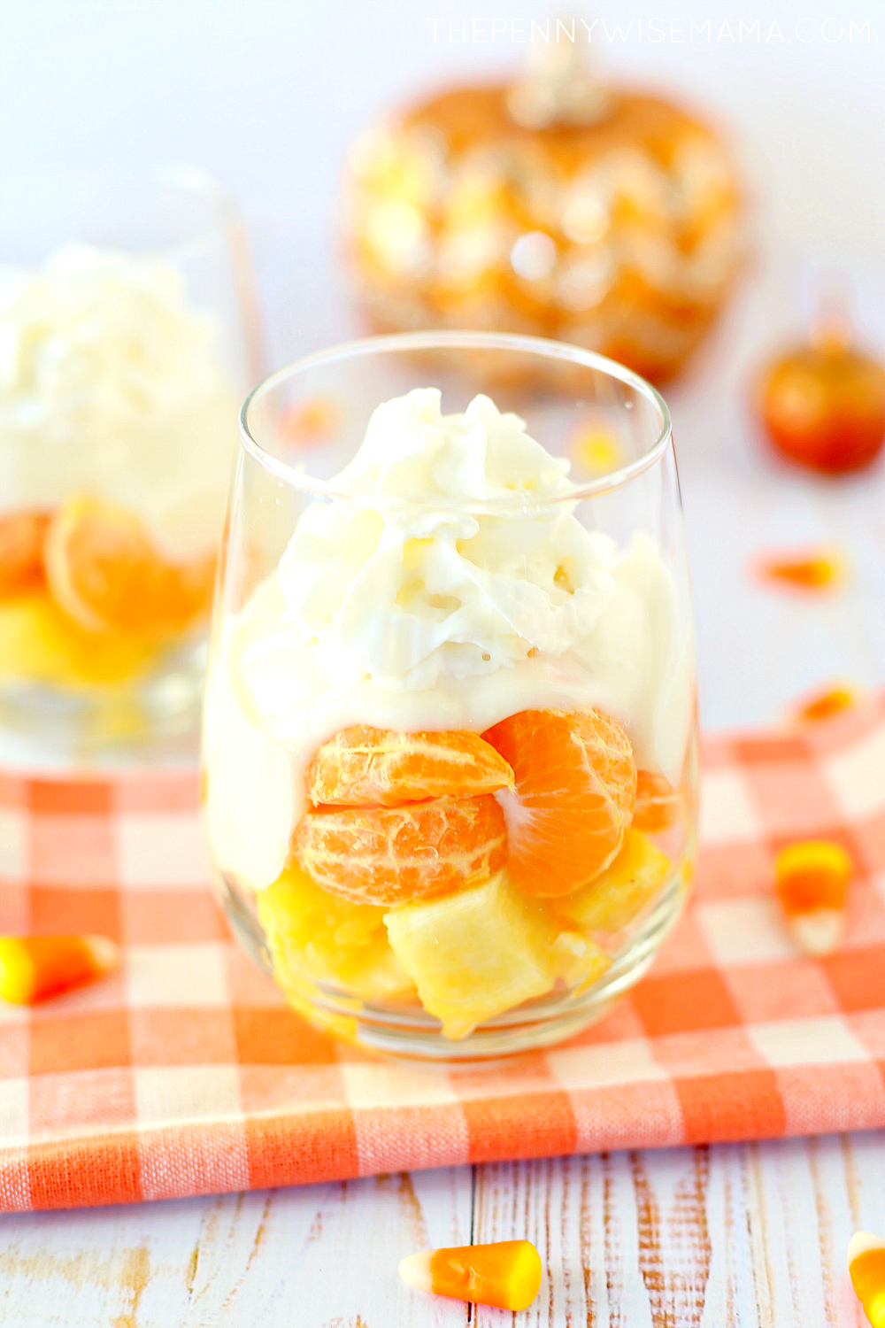 Healthy 'Candy Corn' Fruit Parfaits