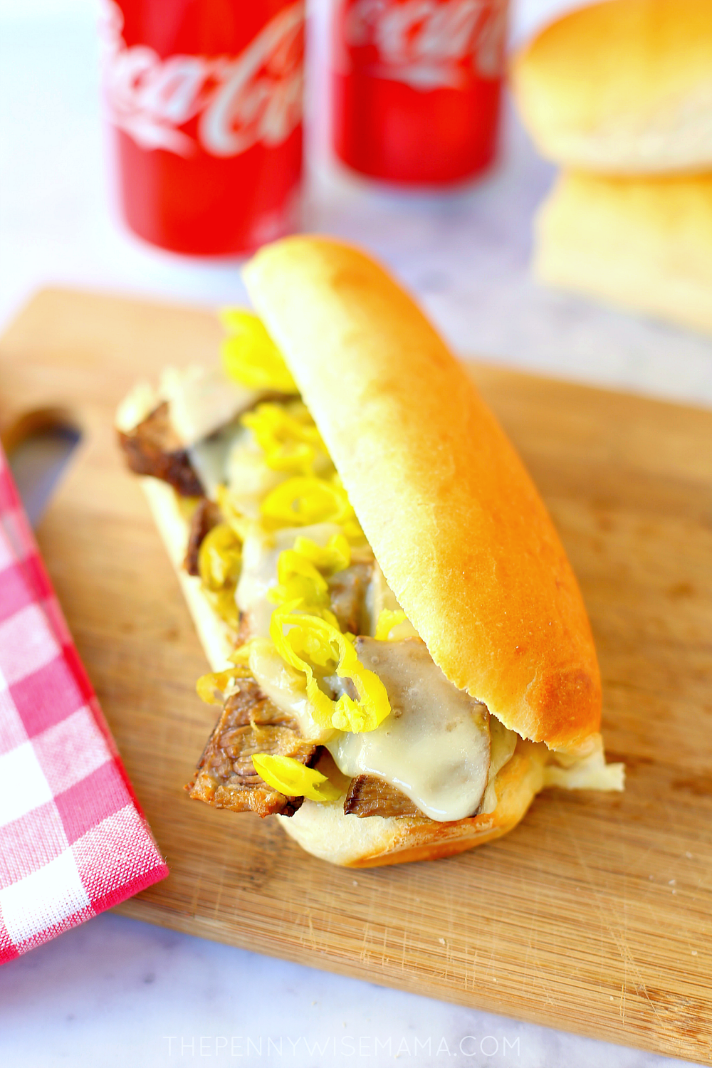 Slow Cooker Coca-Cola Hot Beef Sandwiches - simple & delicious recipe!