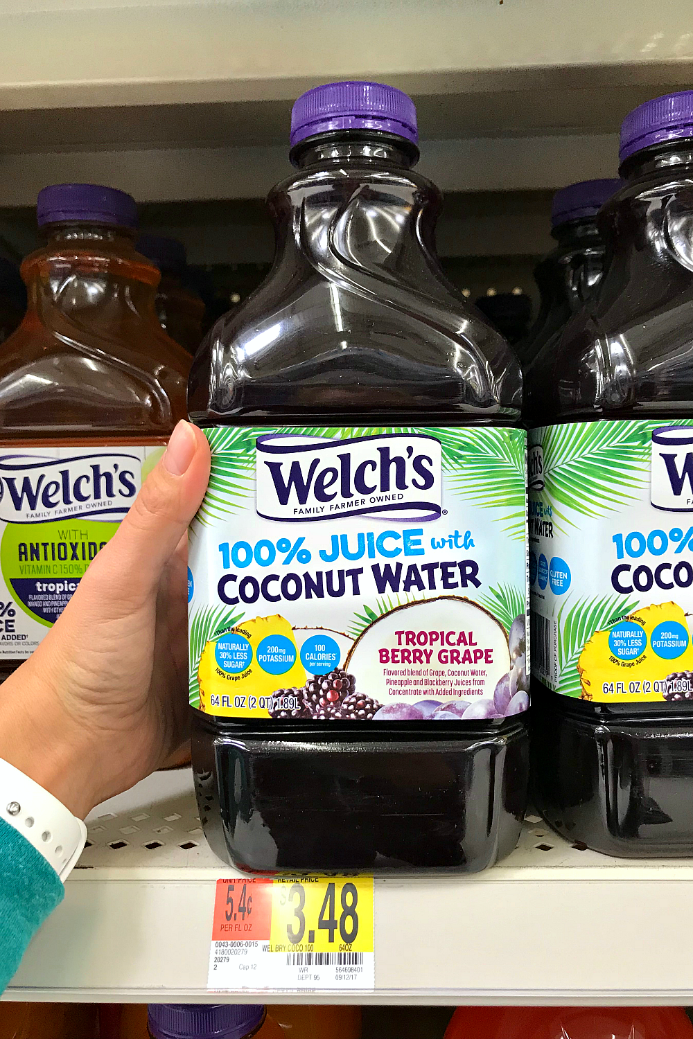 Welch's 100% Juice With Coconut Water at Walmart