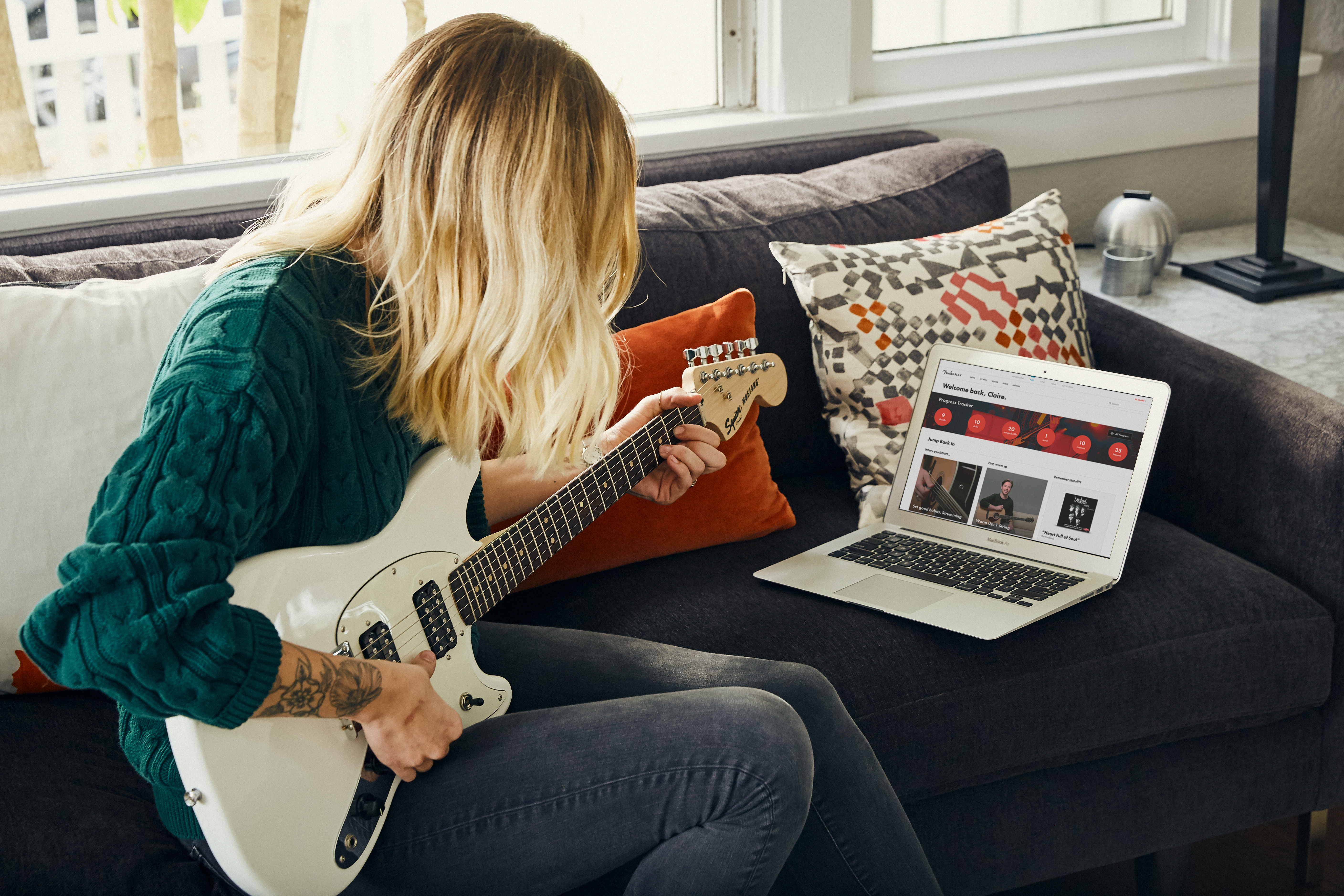 Virtual Guitar Lessons with Fender Play