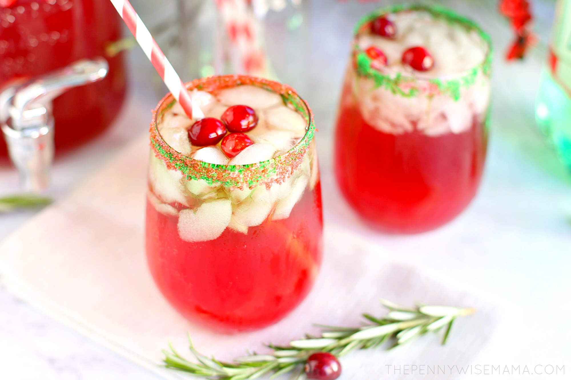 Sparkling Cranberry Holiday Punch