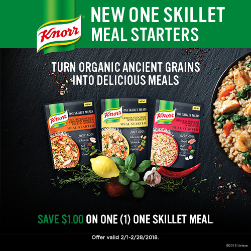 Knorr One Skillet Meals Coupon