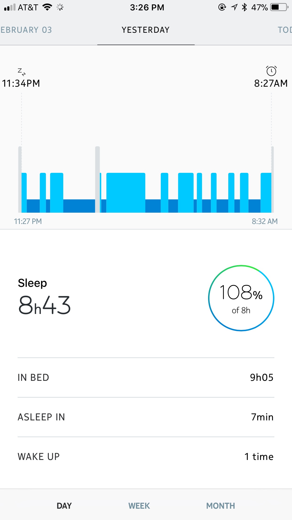 Sleep with Health Mate App