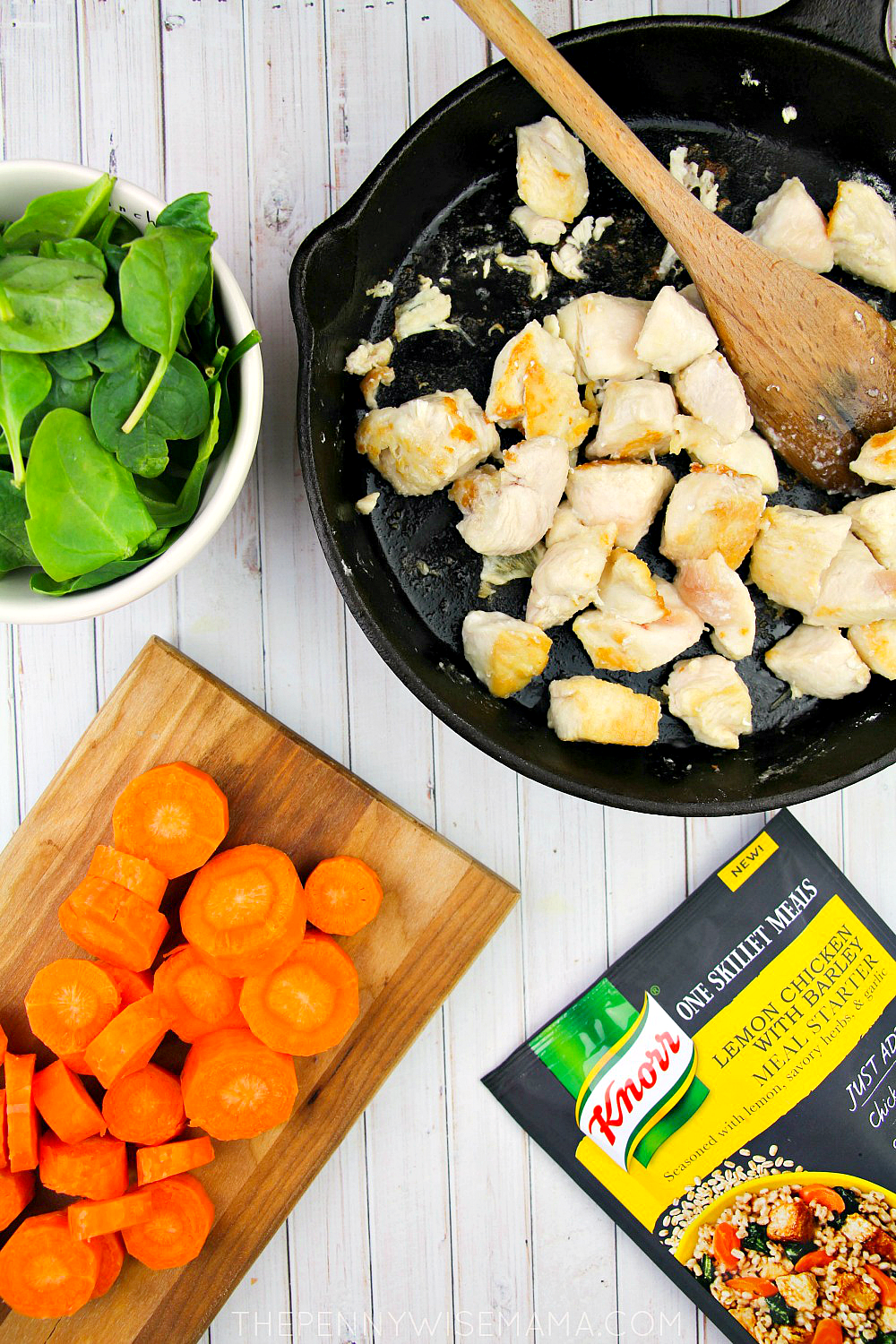 Knorr One Skillet Meals - Lemon Chicken with Barley