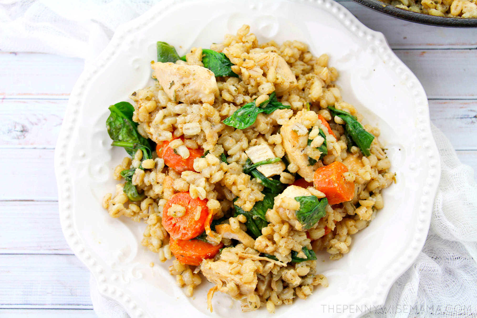 Lemon Chicken with Barley