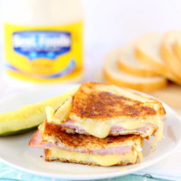 Grilled Ham and Pepper Jack Cheese Sandwich