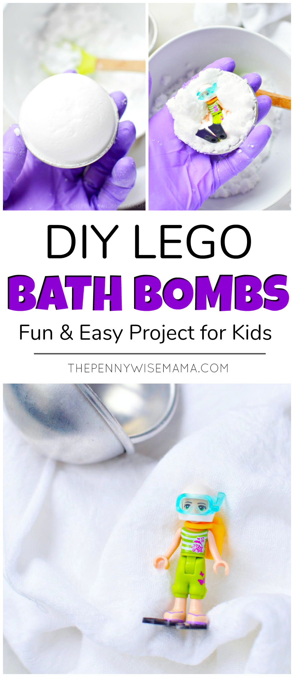 DIY Lego Bath Bombs - A Fun and Easy Project for Kids! Perfect for bath time or as a sensory experience. #lego #legos #bathbomb #bathbombs #bathfizzie