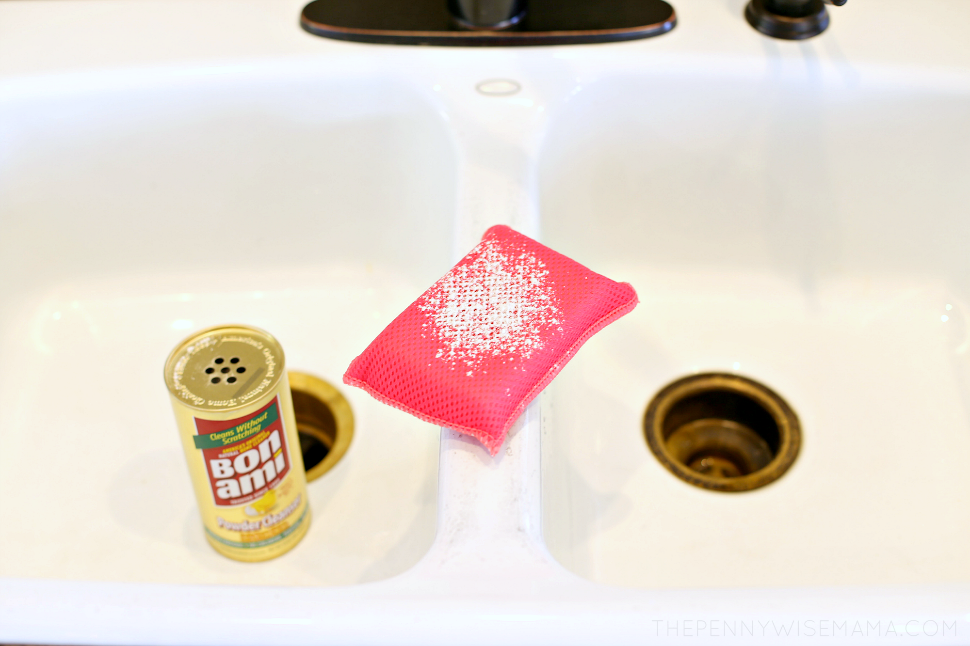 Remove Stains from Bathtub with Bon Ami