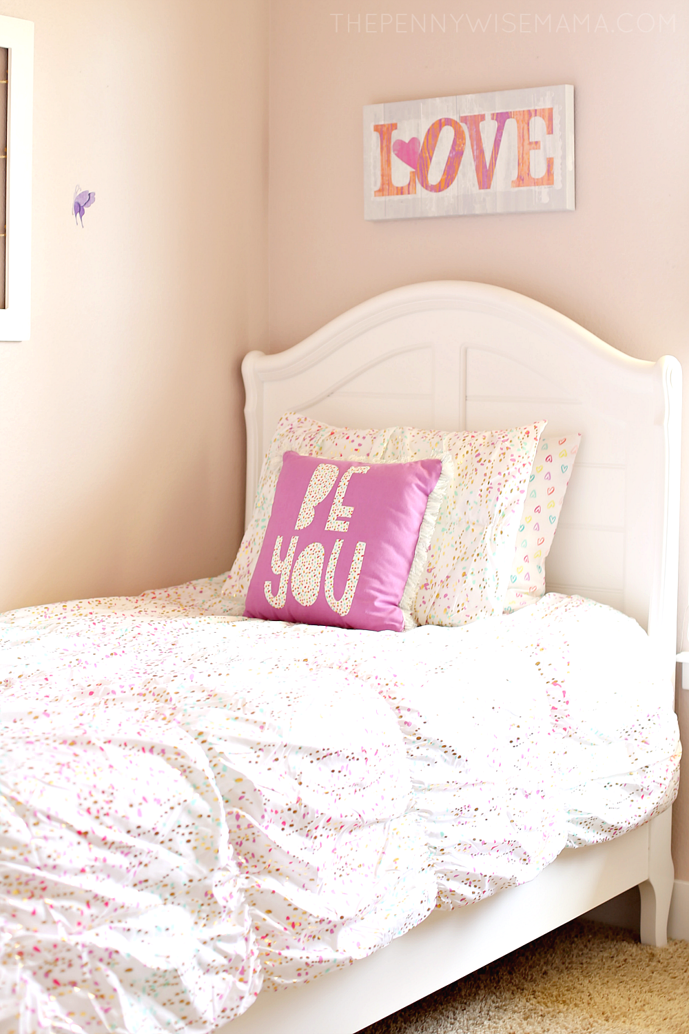 Tween Girl Bedroom Ideas - Adrian Sleigh Bed from American Furniture Warehouse