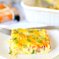Low-Carb Sausage Egg & Cheese Breakfast Casserole