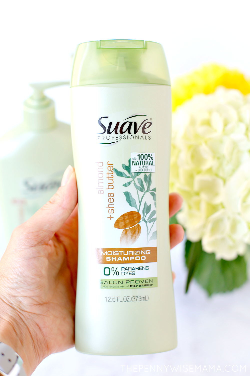 100% Natural Suave Almond + Shea Butter Shampoo