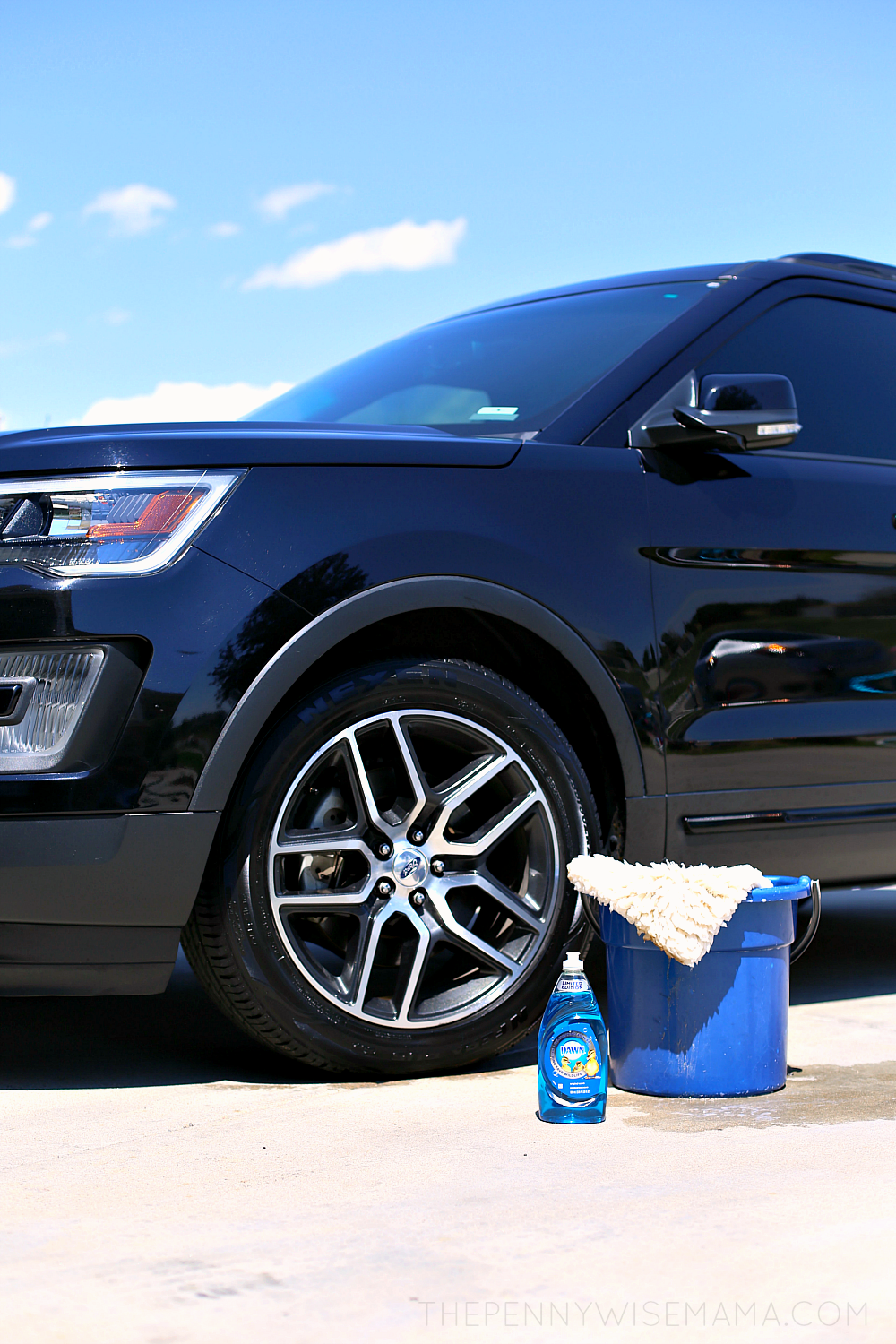 Washing Car with Dawn Dish Soap