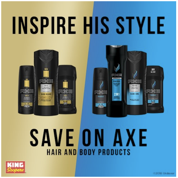 AXE Back to School Deals Coupons at Kroger
