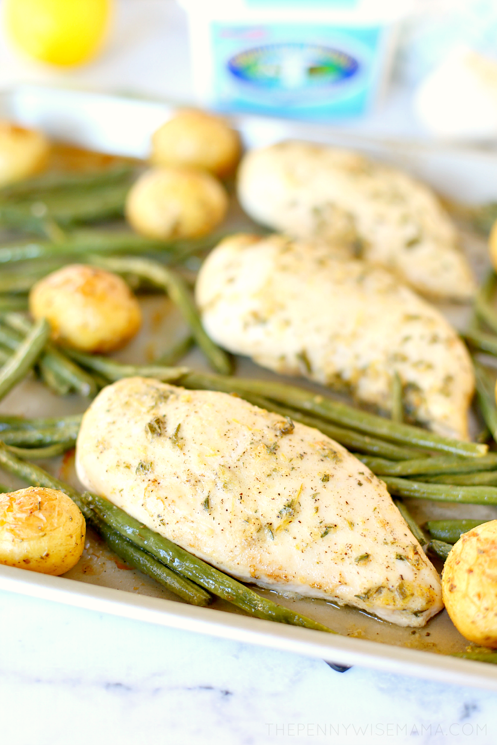 Chicken Potatoes Vegetables Sheet Pan Dinner