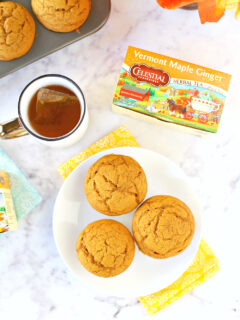 Flavors of Fall: The BEST Pumpkin Muffins + Vermont Maple Ginger Tea