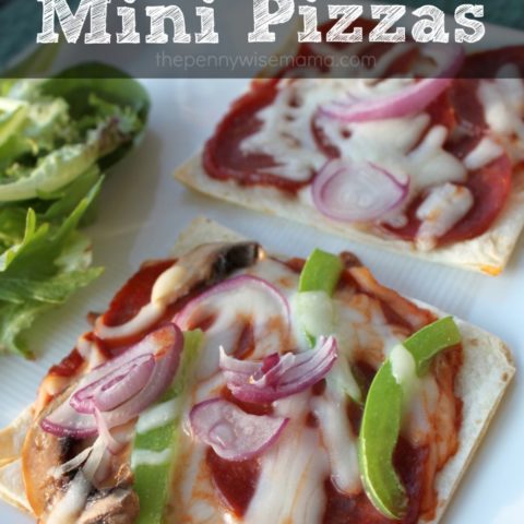Homemade Mini Tortilla Pizzas