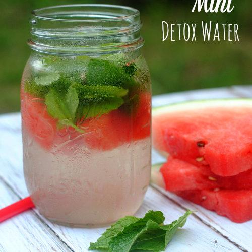 Watermelon Mint Detox Water – The PennyWiseMama