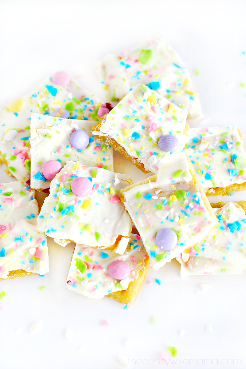 Easter Crack - Saltine Cracker Toffee Recipe - The PennyWiseMama