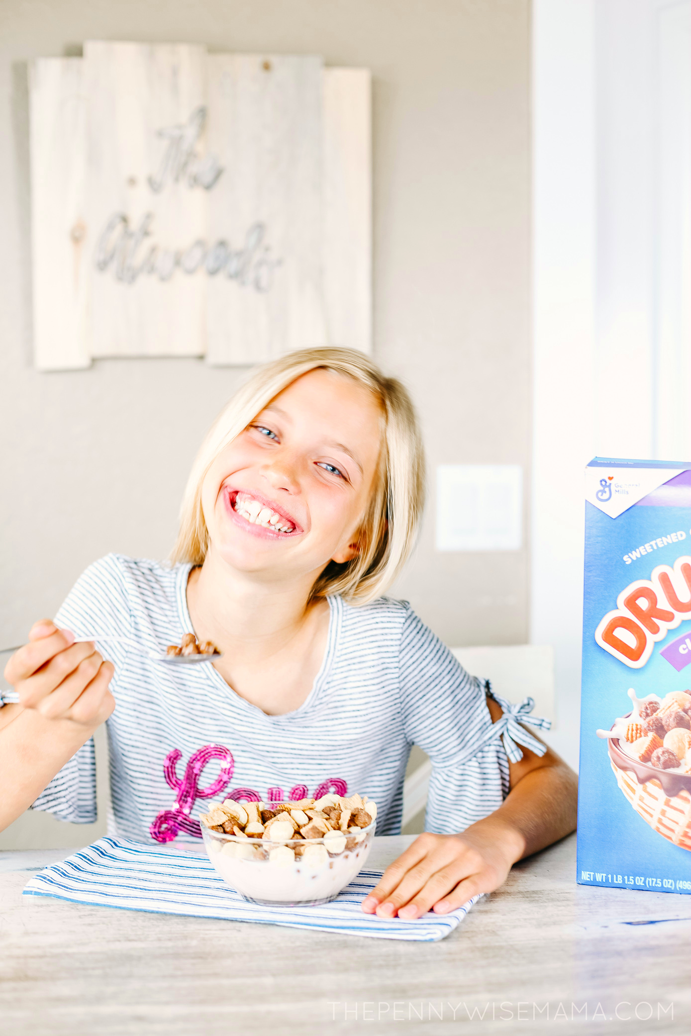 Eating Drumstick Cereal for Breakfast