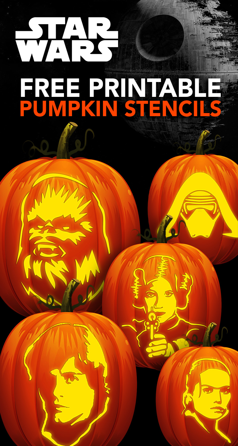 Free Star Wars Pumpkin Carving Stencils