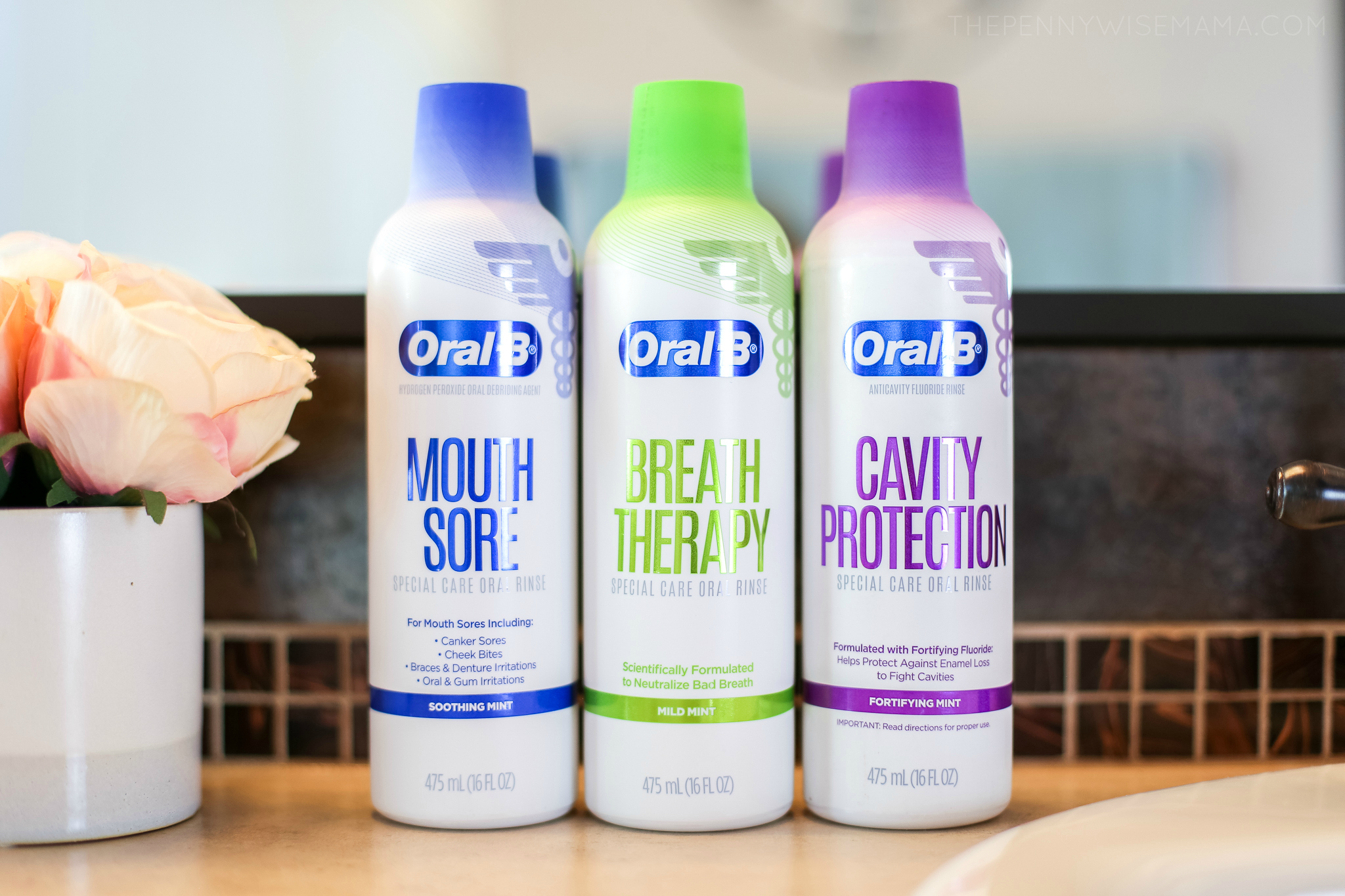 New Oral-B Special Care Oral Rinses