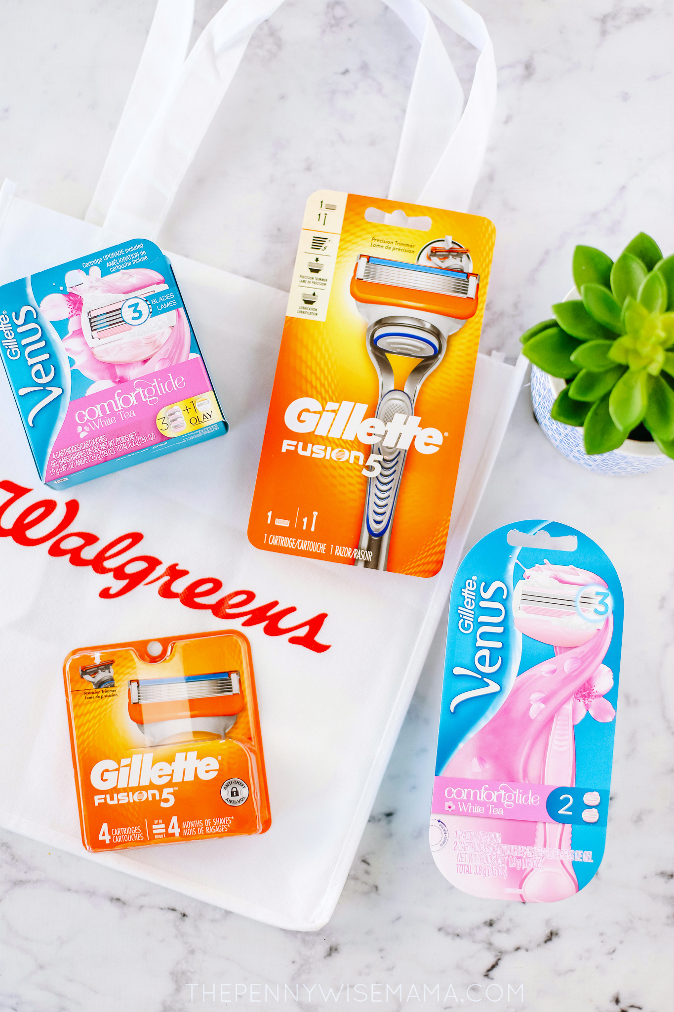 Gillette Fusion 5 and Venus Razor BOGO Deal at Walgreens