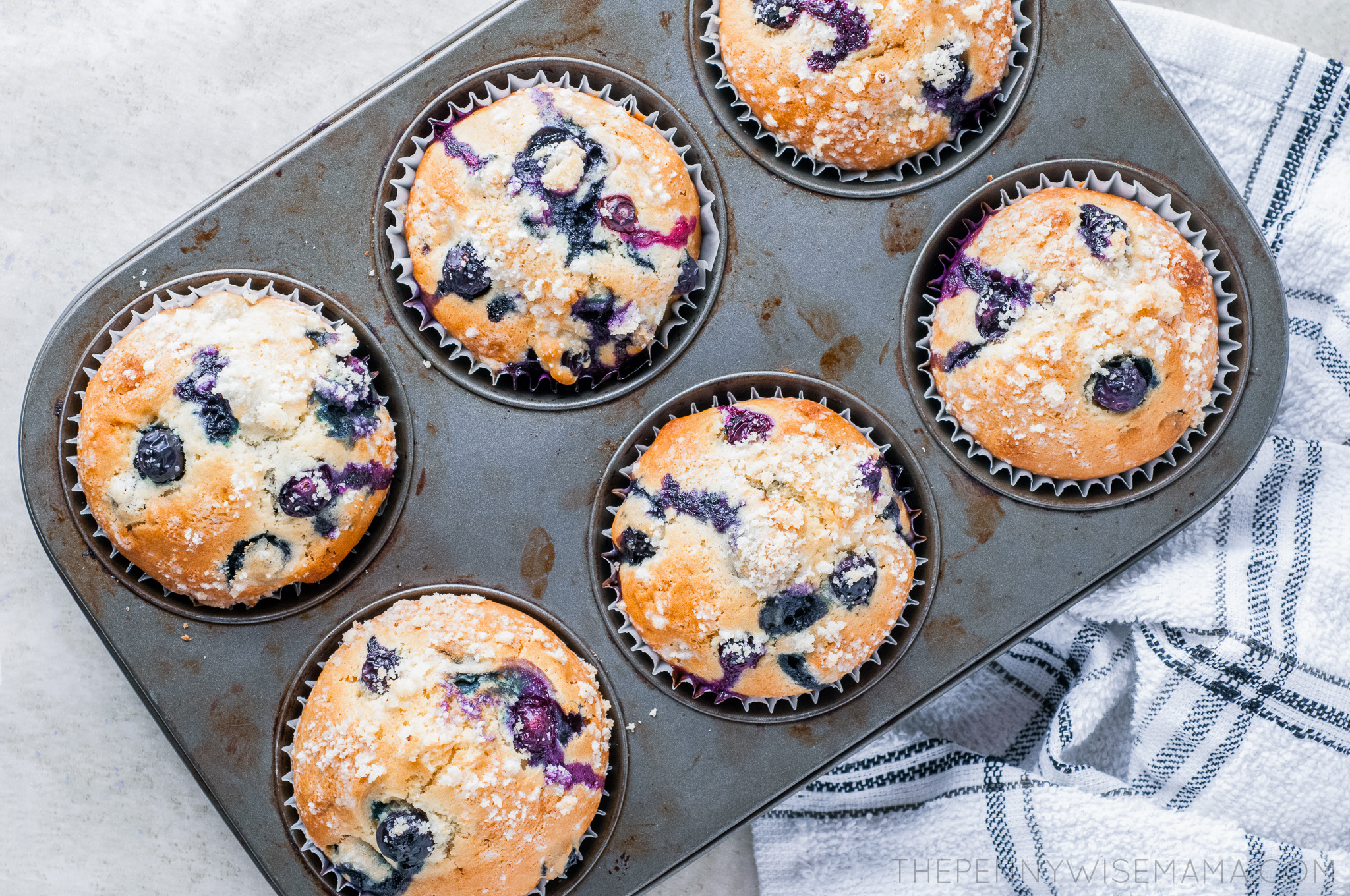 Jumbo Lemon Blueberry Muffins Recipe