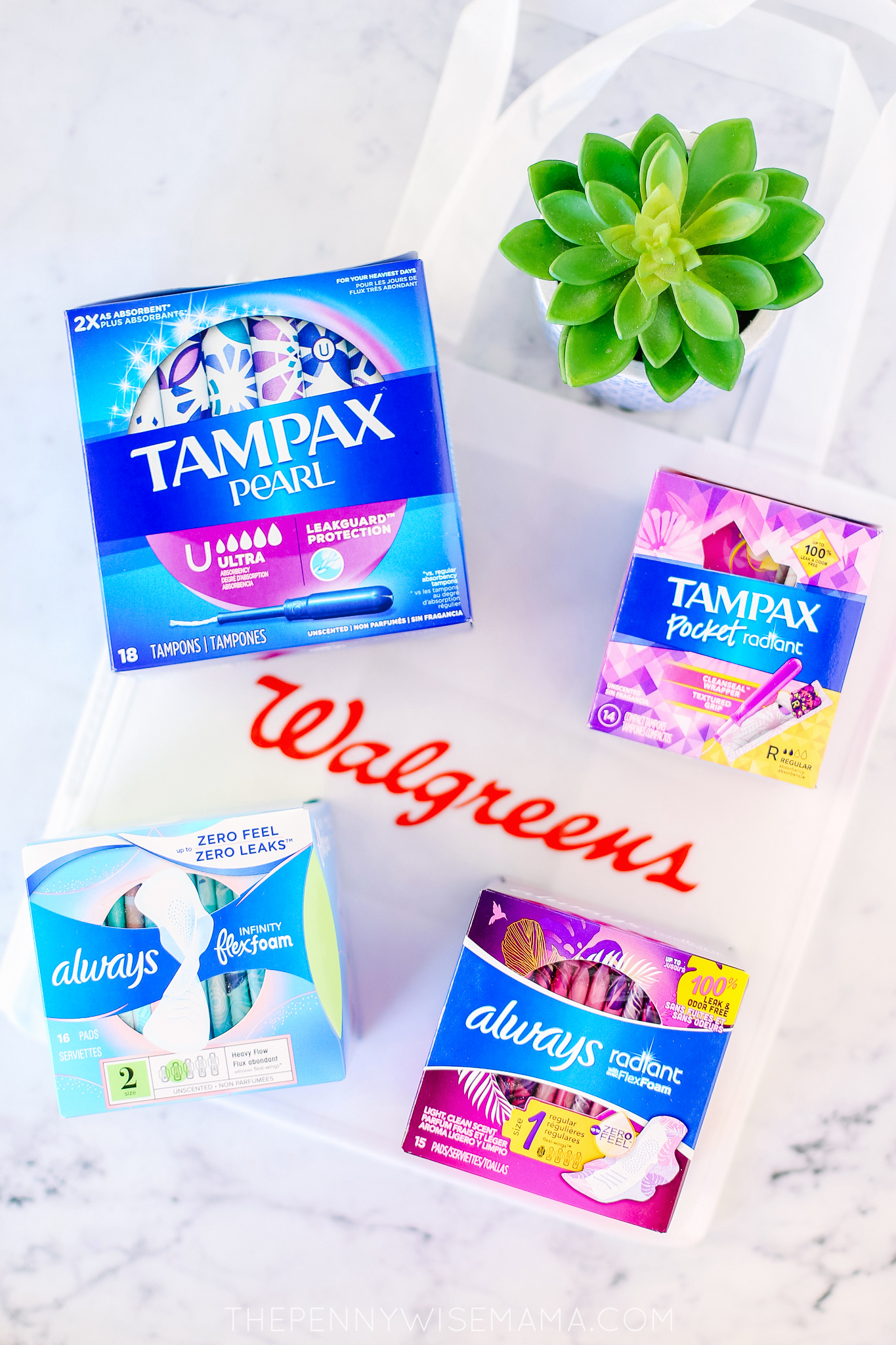 Save Big on Tampax & Always with 2/$5 Deal at Walgreens