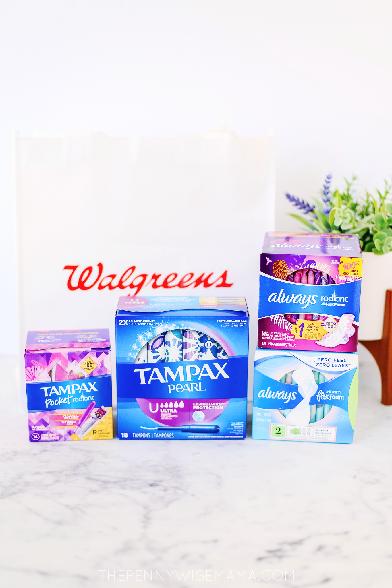 2/$5 Tampax Always Sale at Walgreens