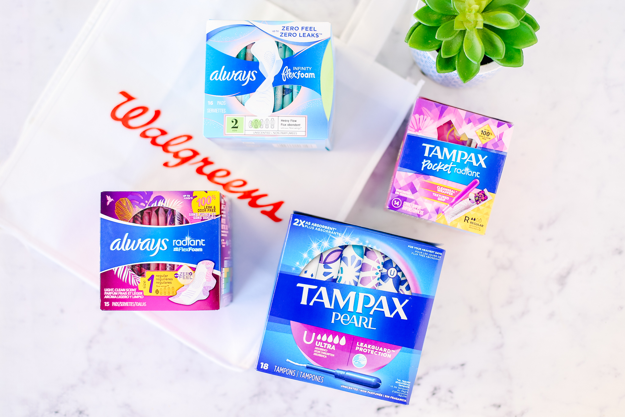 New Tampax Coupon and Always Coupon