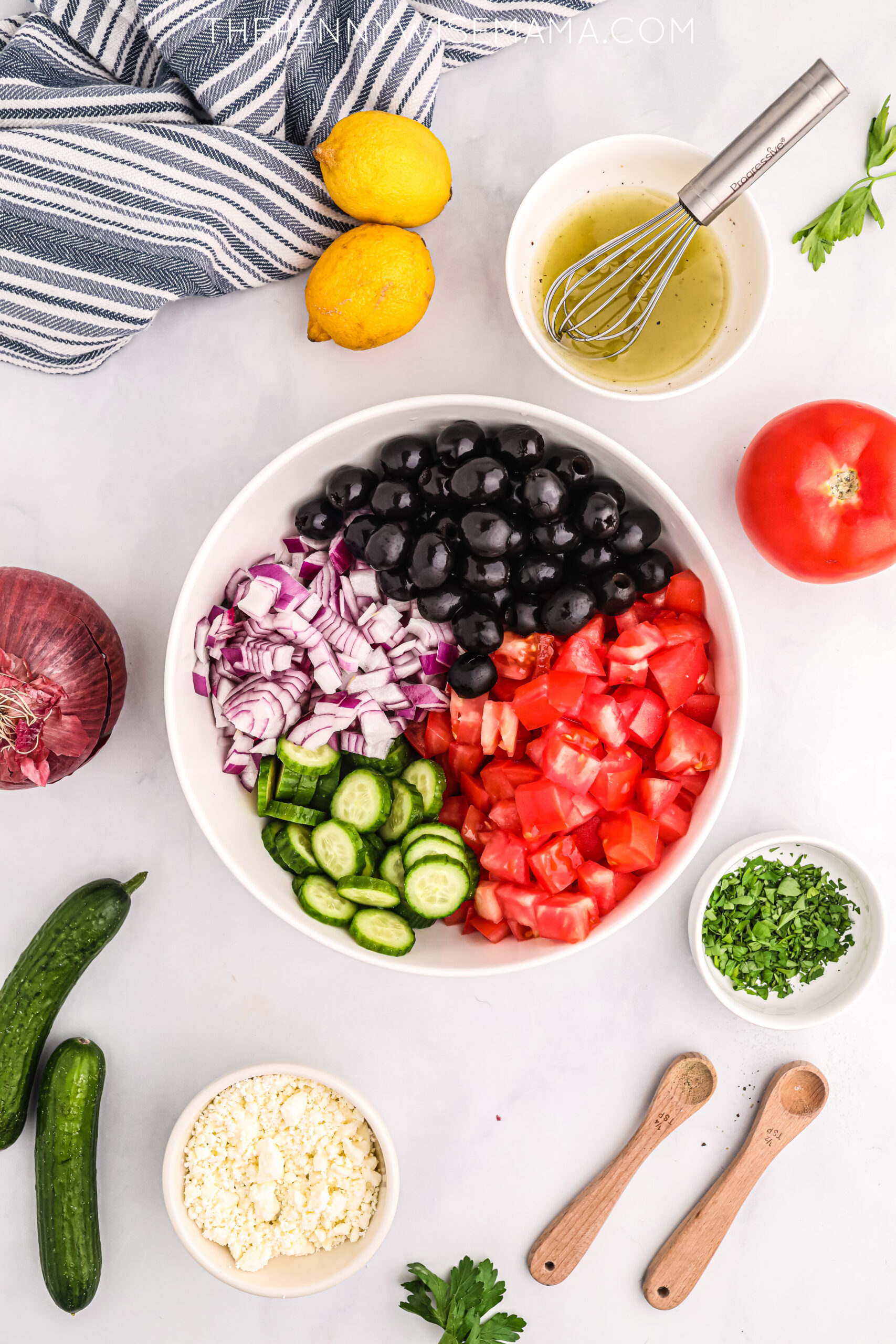 How to Make Mediterranean-Style Cucumber Salad