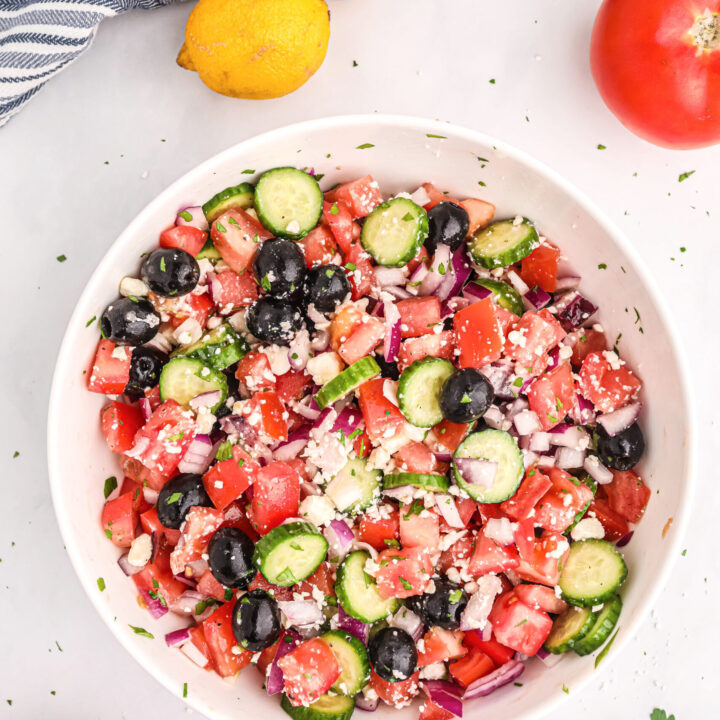 Easy Mediterranean Cucumber Salad Recipe
