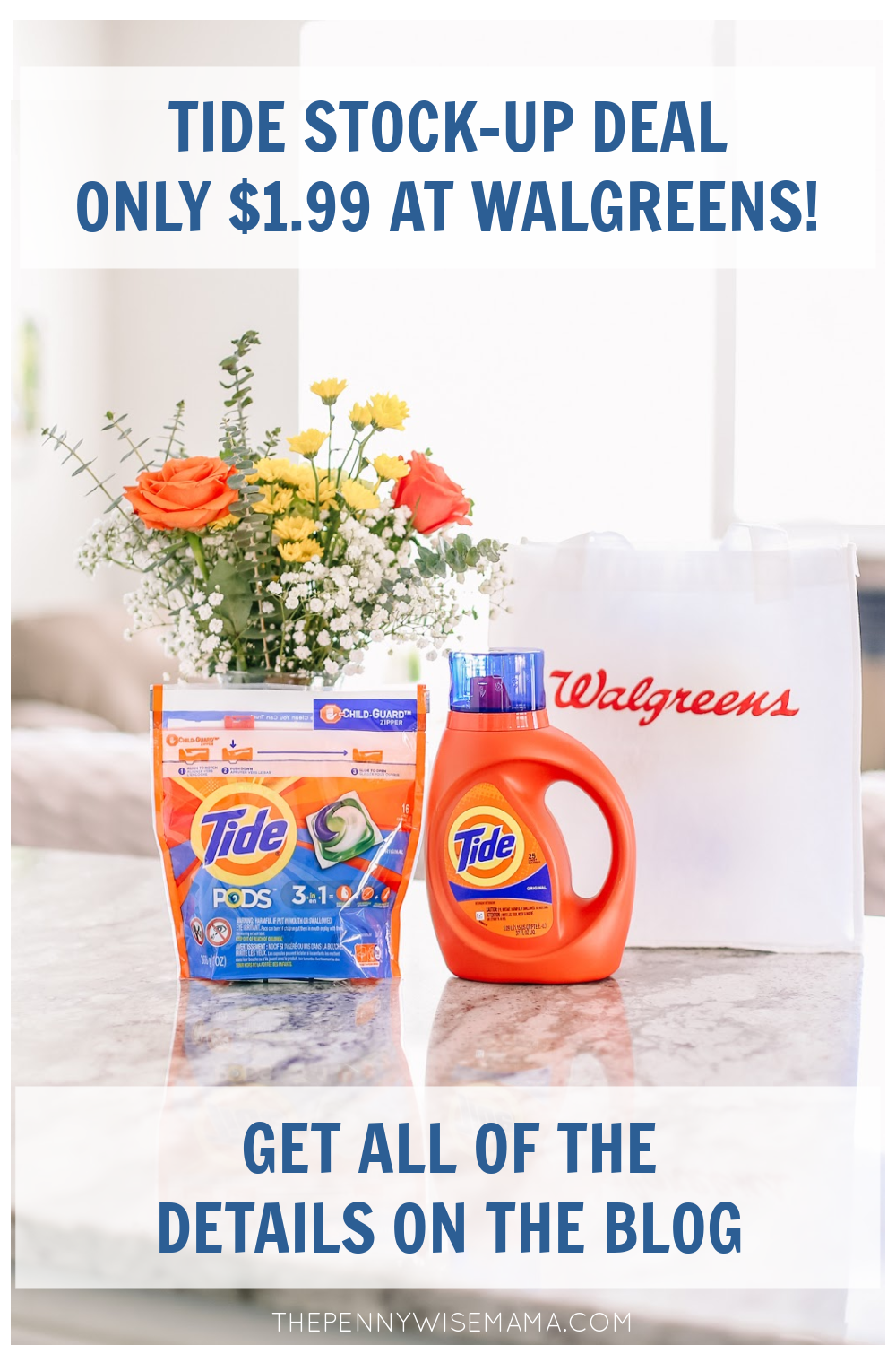 HOT* Tide & Bounce Walgreens Deal Scenario: Just $1.88 Each!