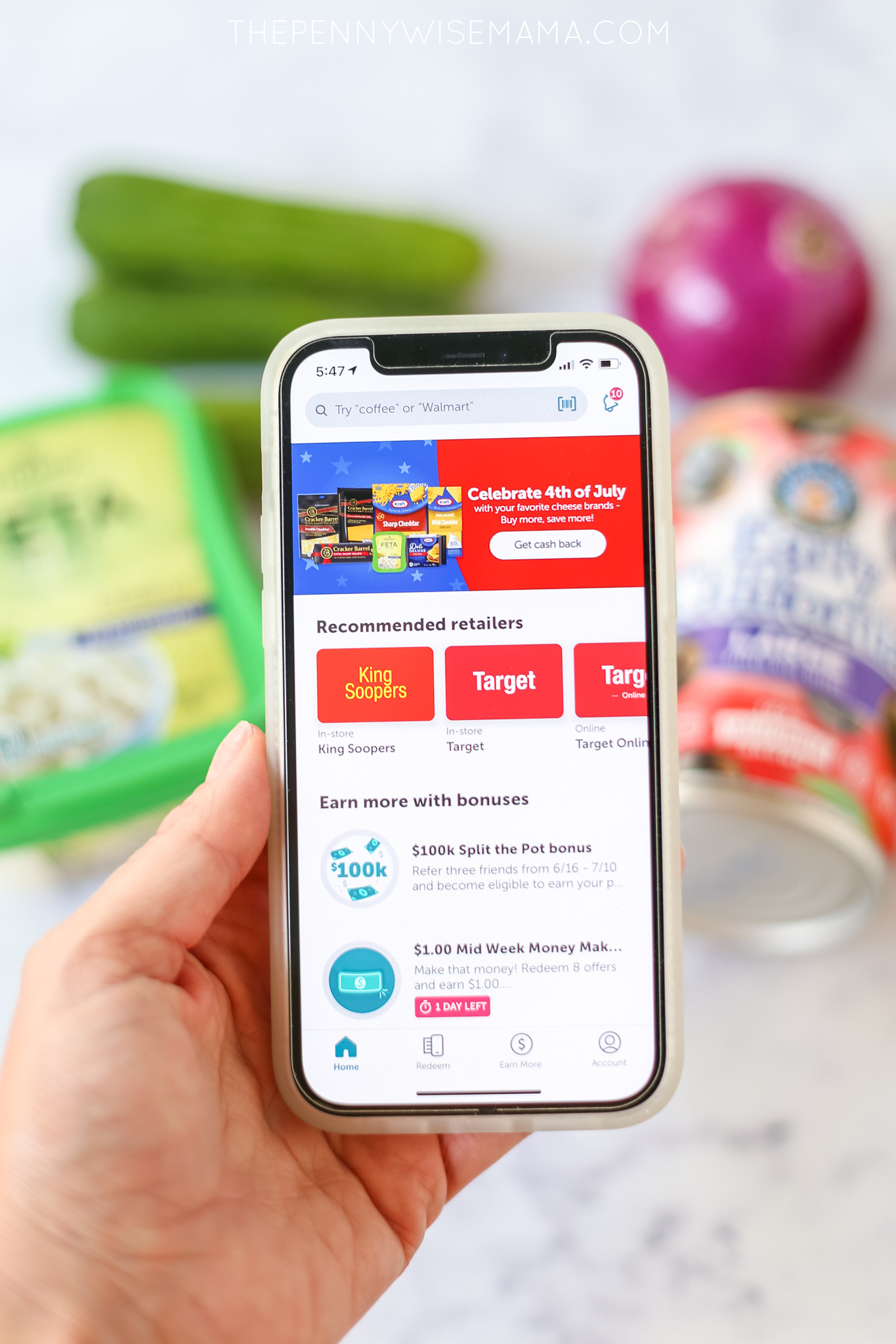 Save on groceries with the Ibotta App