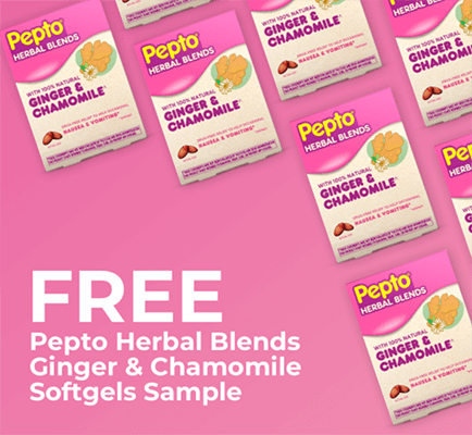 Free Full-Size Pepto Herbal Blends Sample